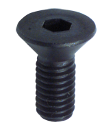 M10- 1.50 x 20mm_- Black Finish Heat Treated Alloy Steel - Cap Screws - Flat Head - All Tool & Supply