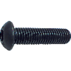 ‎#10-24 × 5/8″ - Black Finish Heat Treated Alloy Steel - Cap Screws - Button Head - All Tool & Supply