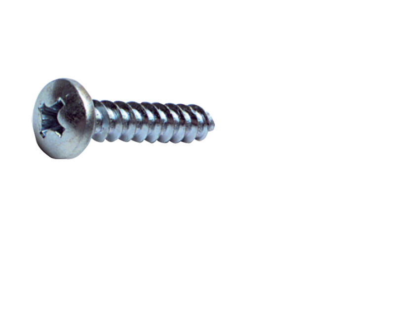 14 x 2-1/2 - Zinc Plated Heat Treated Alloy Steel - Sheet Metal Screws - Pan Phillips - All Tool & Supply