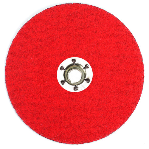 ‎Shur-kut 5″ × 5/8″-11 Ceramic Quick Change Resin Fiber Disc, 24 Grit