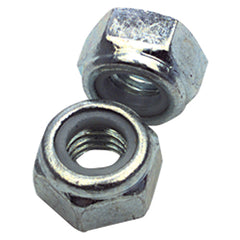 M10-1.50 - Zinc / Bright - Nylon Insert Stop Nut - All Tool & Supply