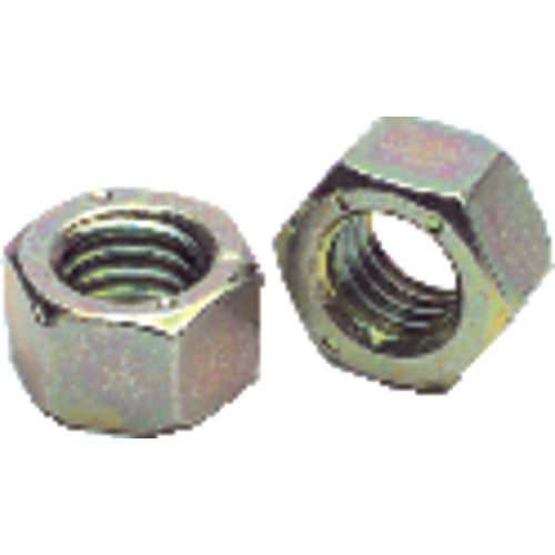 7/16″-14 - Zinc / Yellow / Bright - Finished Hex Nut - All Tool & Supply