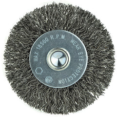 ‎3″ Diameter-1/4″ Shank-0.014″ Wire - Cup Brush - All Tool & Supply