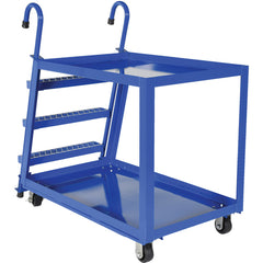 Stock Picker 2 Shelf 28 × 48 Mold/Rubber - Exact Industrial Supply