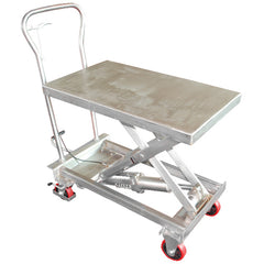 Stainless Steel Scissor Cart 400 lbs - Exact Industrial Supply