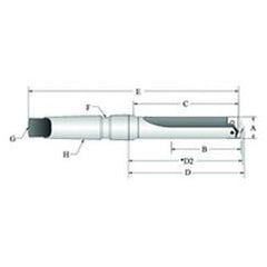 22025S-004IS T-A® Spade Blade Holder - Flute- Series 2.5 - All Tool & Supply