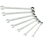 STEELMAN PRO 7-Piece Standard 144-Tooth Ratcheting Wrench Set - All Tool & Supply