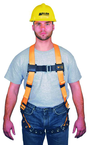 Non-Stretch Harness w/Mating buckle Shoulder Straps; Tongue Buckle Leg Straps & Mating Buckle Chest Strap - All Tool & Supply