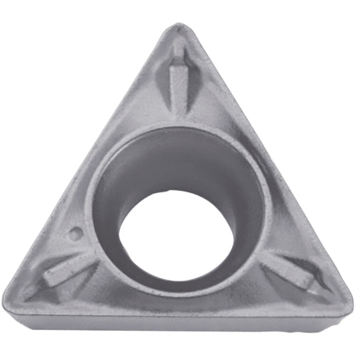 TCMX 2151 WP TN610, 1/64″ Corner Radius, 3/32″ Thick, 1/4″ Inscribed Circle, TiCN, 60 Degree Triangle, Turning Indexable Insert