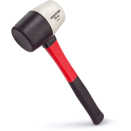 Tekton 16 Oz. White/Black Rubber Mallet Fiberglass Handle - All Tool & Supply