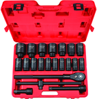 Tekton 22-Pc. 3/4" Dr Deep Impact Socket Set (Sae) - All Tool & Supply