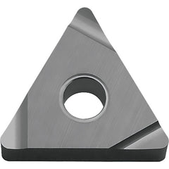 TNGG 332 S TN610, 1/32″ Corner Radius, 3/16″ Thick, 3/8″ Inscribed Circle, TiCN, 60 Degree Triangle, Turning Indexable Insert