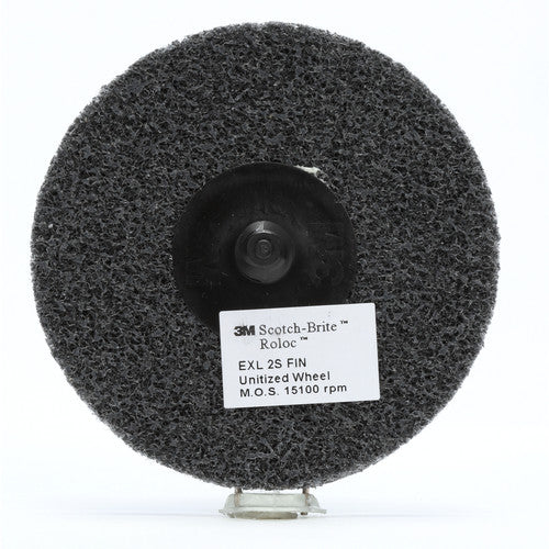 ‎Scotch-Brite Roloc EXL Unitized Wheel TR 1-1/2″ x NH 2S FIN