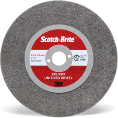 Scotch-Brite EXL PRO Unitized Wheel EX-UW 8A Coarse 3″ × 4.2 mm × 3/8″