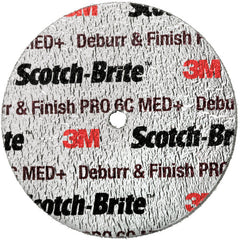 Scotch-Brite Deburr and Finish PRO Unitized Wheel 6″ × 1/2″ × 1/2″ 2S FIN