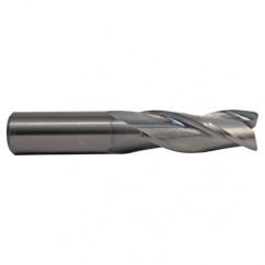 3.5mm TuffCut GP Std. Length 3 FL Center Cutting End Mill ALtima coated - All Tool & Supply