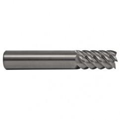 11mm TuffCut SS 6 Fl High Helix TiN Coated Non-Center Cutting End Mill - All Tool & Supply