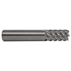 11mm TuffCut SS 6 Fl High Helix TiN Coated Non-Center Cutting End Mill - All Tool & Supply