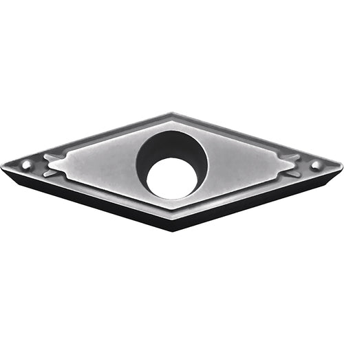 VCMT 331 HQ TN60, 1/64″ Corner Radius, 3/16″ Thick, 3/8″ Inscribed Circle, TiCN/NbC, 35 Degree Diamond, Turning Indexable Insert