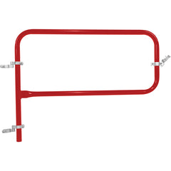 Red Pipe Safety Railing Gate-P Shaped 48 × 36