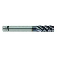 1 x 1 x 1-1/4 x 4 5Fl .090 C/R Carbide End Mill - TiALN - All Tool & Supply