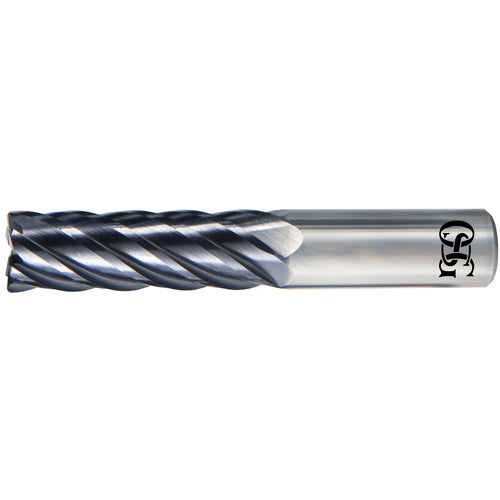 ‎VGM6-010000-S - 1″ Dia. × 1″ Shank × 1-1/2″ DOC × 4″ OAL, Carbide, EXO, 6 Flute, Square, End Mill - Exact Industrial Supply