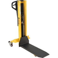 Single Fork Skid Positioner Lifter 600 lb - Exact Industrial Supply