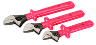 Insulated Adjustable 3 Piece Wrench Set 8"; 10" & 12" - All Tool & Supply