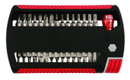 31 Piece - Slotted 5.5; 6.5; 8.0mm Phillips #0-3; Torx T6-T25; Hex Metric 2.0-6.0mm Hex Inch 5/64-1/4" - Magnetic 1/4" Bit Holder - Insert Bit Set in XSelector Storage Box - All Tool & Supply