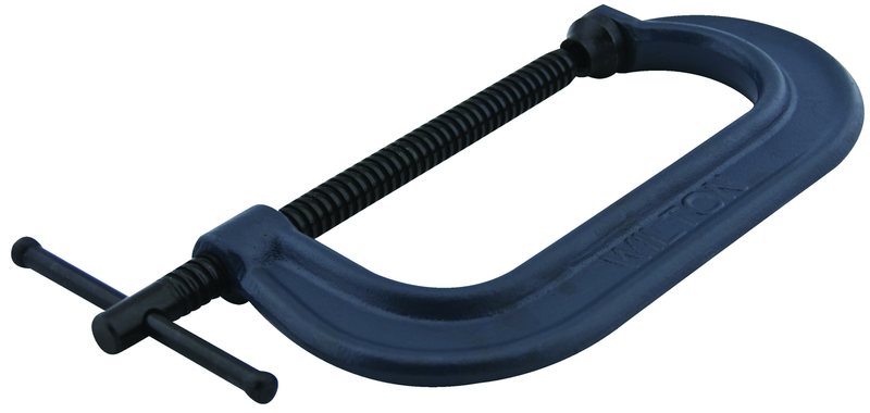 812, 800 Series C-Clamp, 1-1/8" - 12" Jaw Opening, 3-7/8" Throat Depth - All Tool & Supply