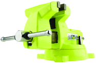 1550, High-Visibility Safety Vise, 5" Jaw Width, 5-1/4" Jaw Opening - All Tool & Supply