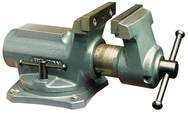 SBV-100, Super-Junior Vise, Swivel Base, 4" Jaw Width, 2-1/4" Jaw Opening - All Tool & Supply