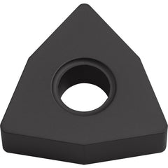 WNMA 432 CA4515, 1/32″ Corner Radius, 3/16″ Thick, 1/2″ Inscribed Circle, TiCl2O3, 80 Degree Trigon, Turning Indexable Insert