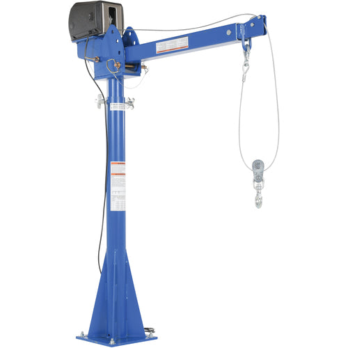 ‎AC Powered Lift Jib Crane 2K 3-5 Ft Boom