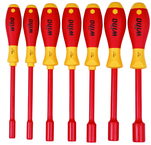 Insulated Nut Driver Inch Set Includes: 3/16" - 1/2". 7 Pieces - All Tool & Supply