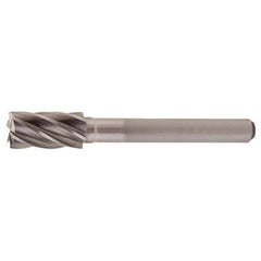 SB-7 Aluminum Cut Solid Carbide Bur-Cylindrical with End Cut - Exact Industrial Supply