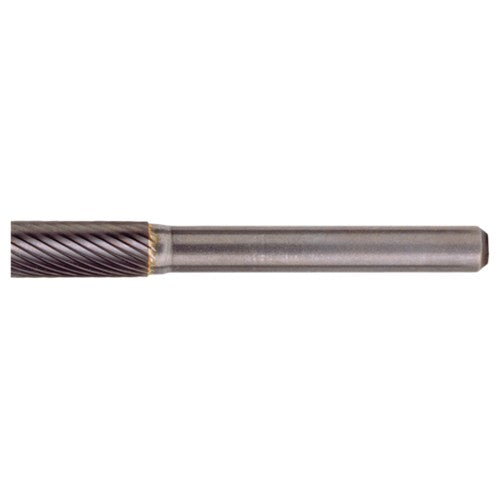 SB-1 Standard Cut Solid Carbide Bur-Cylindrical with End Cut - Exact Industrial Supply