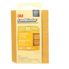 3M SandBlaster EDGE DETAILING Sanding Sponge 9564 180 grit 4 1/2″ × 2 1/2 × 1″ - All Tool & Supply