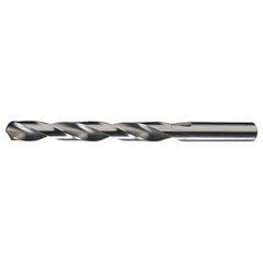 #19 RHS / RHC HSS 118 Degree Radial Point Slow Spiral Jobber Drill - Bright - Exact Industrial Supply