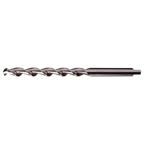 #15 RHS / RHC HSS 118 Degree Notched Point HSS Parabolic Taper Length Drill - Bright - Exact Industrial Supply