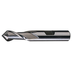 ‎3/4″ × 3/4″ × 1-5/16″ × 3-9/16″ RHS / RHC HSS HSS Single End 2-Flute Center Cutting End Mill - TiN