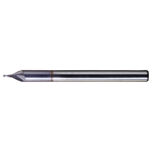 ‎0.03″ Dia. × 1/8″ Shank × 0.04″ DOC × 1-1/2″ OAL, Carbide TiCN, Spiral , 2 Flute, CW Helix, Ballnose End Mill