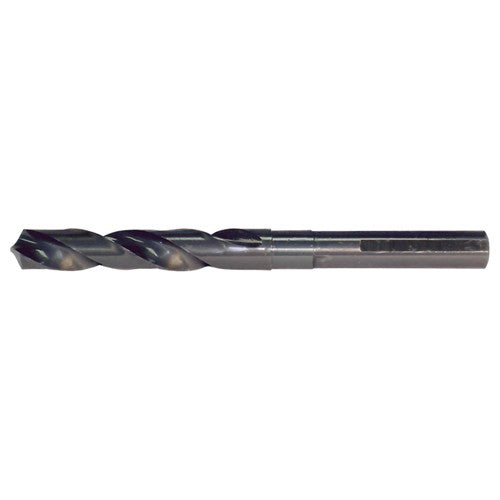 17.00mm RHS / RHC HSS 118 Degree Split Point Silver & Deming Reduced Shank Drill - Steam Oxide