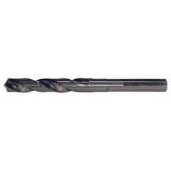 17.00mm RHS / RHC HSS 118 Degree Split Point Silver & Deming Reduced Shank Drill - Steam Oxide