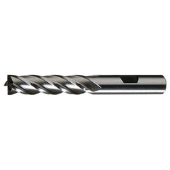 ‎25/64″ × 3/8″ × 1″ × 2-11/16″ RHS / RHC HSS HSS Single End Mulit Flute Center Cutting Finishing End Mill - TiN