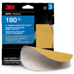 3M™ Sanding Discs with Stikit™ Attachment, 31435, 6 in, 320 Grit, 5
discs per pack, 4 packs per case