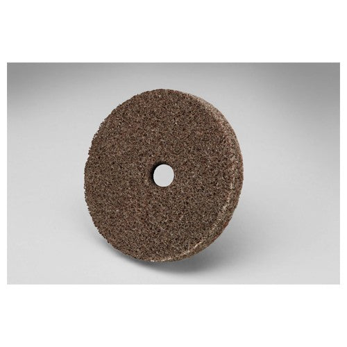 ‎Scotch-Brite EXL Unitized Wheel XL-UW 8A Medium 2-1/2″ × 3/8″ × 1/4″ - All Tool & Supply