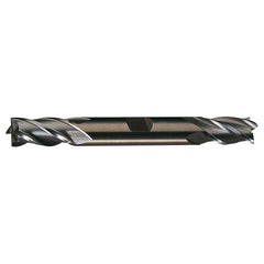 ‎15/64″ × 3/8″ × 5/8″ × 3-3/8″ RHS / RHC HSS-CO 8% (M42) Cobalt Double End 4-Flute Center Cutting Finishing End Mill - Bright