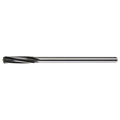 1/2 RHS / RHC HSS Straight Shank Spiral Flute Reamer - Bright