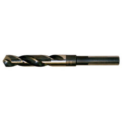 13/16 RHS / RHC HSS 118 Degree Split Point Silver & Deming Reduced Shank Drill - Black & Gold